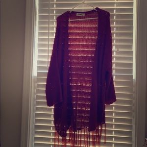 Beautiful, burnt orange cardigan